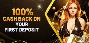 100% cash back on your first deposit (1)