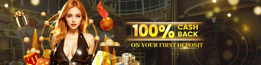 100% cash back on your first deposit (1)